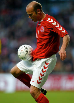 Fotboll, Träningsmatch, Claus Jensen, Danmark