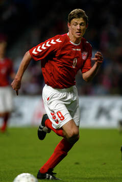 Fotboll, Träningsmatch, Jon Dahl Thomasson, Danmark