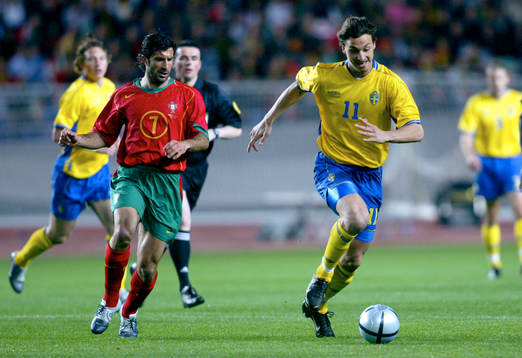 Zlatan Ibrahimovic, Sverige och Luis Figo, Portugal
