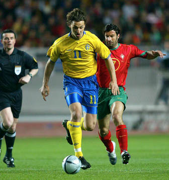 Zlatan Ibrahimovic, Sverige och Luis Figo, Portugal