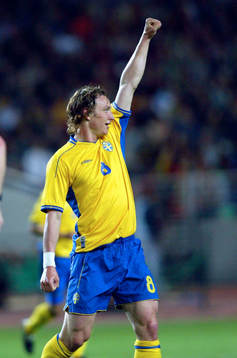 Kim Källström, Sverige (jubel)