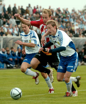 Peter Göransson och Robert Folbrycht, Ystad, Jon-Inge