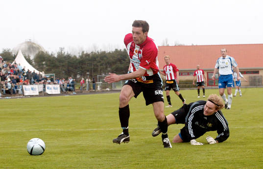 Igor Sypniewski och Daniel Andersson, målvakt