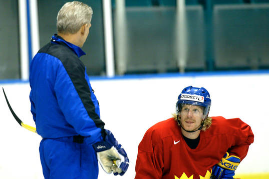 Daniel Alfredsson och Hardy Nilsson