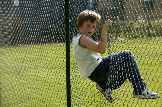 Kristoffer, 9 år spelar i Eskilsminne