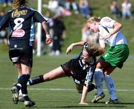 Therese Lundin, Malmö och Linda Lekander, Hammarby
