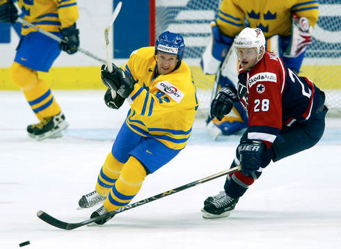 Michael Nylander och Adam Hall