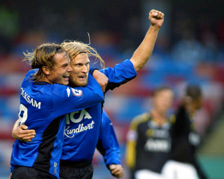 Per Johansson och Markus Rosenberg, Halmstad jublar (Jubel)