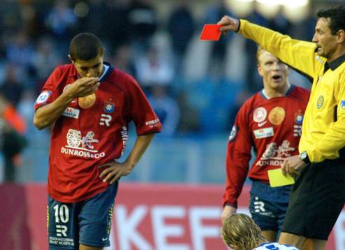Ailton Almeida, Örgryte Utvisad (Utvisning, Rött Kort)