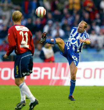 Fotboll, allsvenskan Örgryte-Göteborg på Ullevi. Håkan
