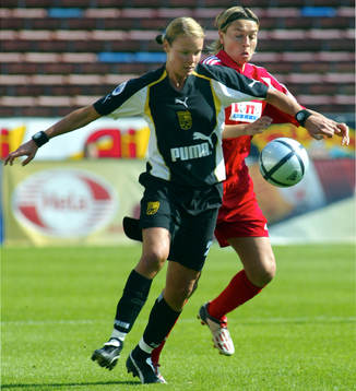 Sandra Minnert, Frankfurt och Laura Kalmari, Umeå