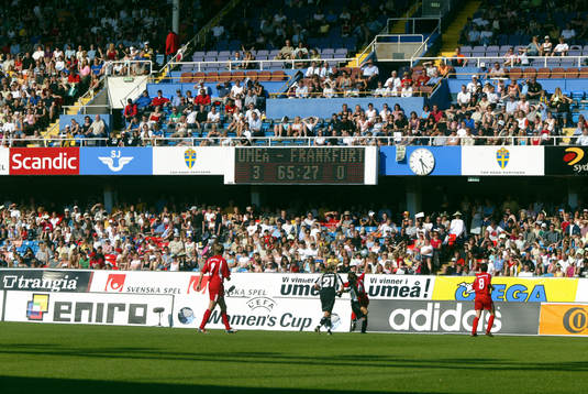 Supportrar, läktare