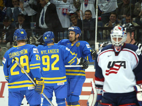 Jonas Höglund, Dick Tärnström och Michael Nylander,
