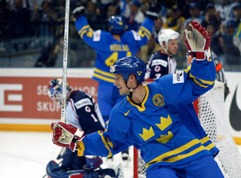 Jonas Höglund och Nicklas Lidström, Sverige (Jubel)