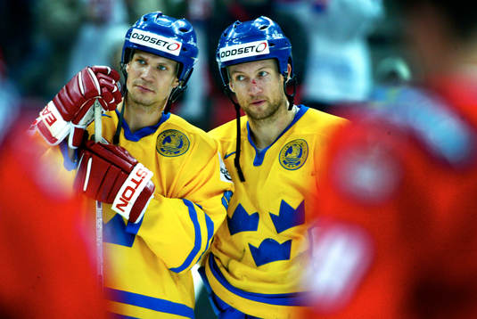 Michael Nylander och Nicklas Lidström, Sverige (Depp)