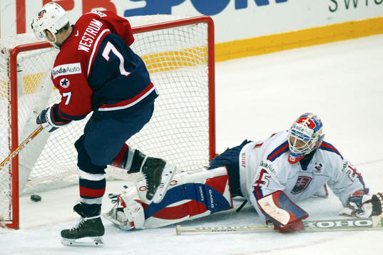 Erik Westrum, USA (Straff) Jan Lasak, Slovakien (Målvakt)