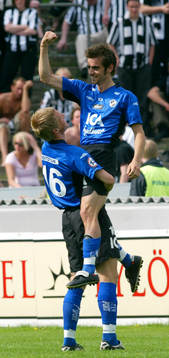Björn Anklew och Magnus Andersson, Halmstad