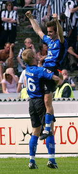 Björn Anklew och Magnus Andersson, Halmstad