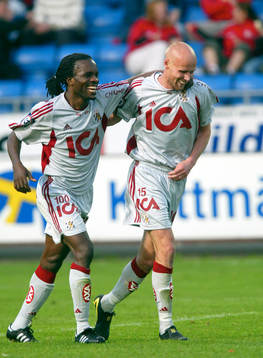 Mikael Sandklef och Peter Ijeh, Göteborg (Jubel)