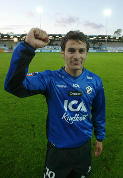 Sharbel Touma, Halmstad. Jubel