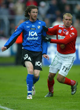 Mikael Nilsson, Halmstad och Fabio Augusto, Kalmar