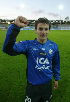 Sharbel Touma, Halmstad. Jubel