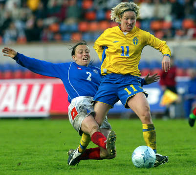 Victoria Svensson, Sverige och Ivana Ivanovic, Serbien