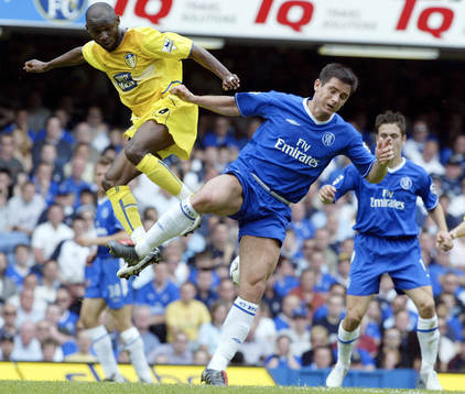 Fotboll, engelsk, FA Barclaycard Premiership, Chelsea -