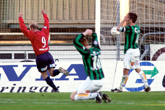 Lars-Henrik Enered självmål för GAIS betydde 2-2 på