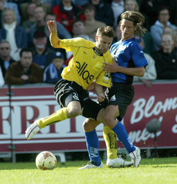 Lars Lundén, Elfsborg och Dusan Djuric, Halmstad