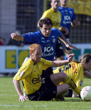 Sharbel Touma, Halmstad och Magnus Samuelsson, Elfsborg