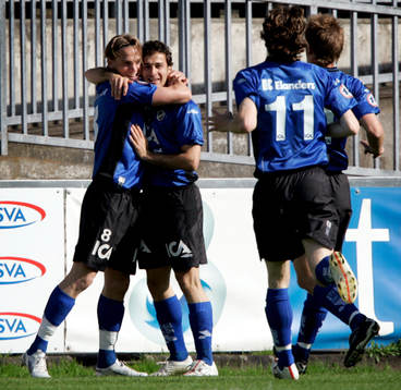 Markus Rosenberg, Halmstad grattas av Sharbel Touma