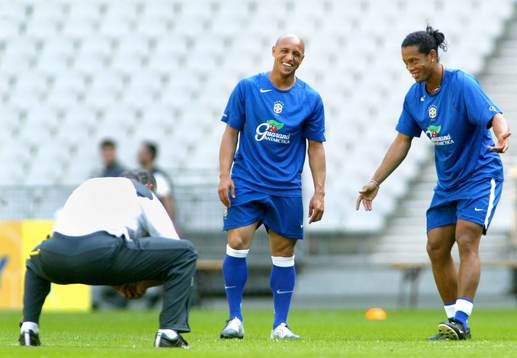 Roberto Carlos och Ronaldinho, Brasilien