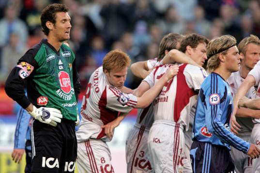 Magnus Erlingmark, Göteborg (Jubel) Andreas Isaksson,