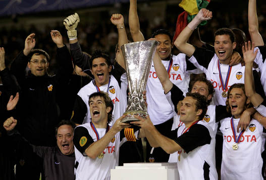 Fotboll, UEFA-cupen, UEFA Cup, Final, Valencia - Olympique