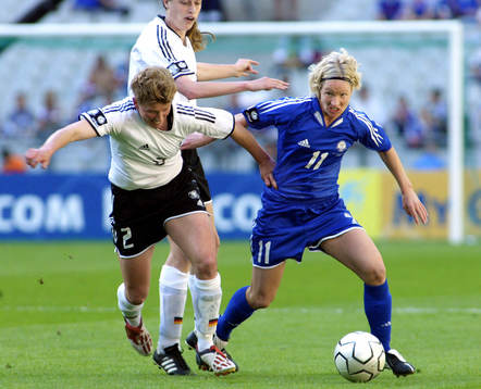 Victoria Svensson, Sverige och Kerstin Stegemann, Tyskland