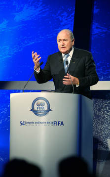 Sepp Blatter, FIFA, president