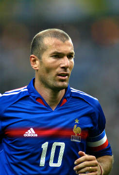 Zinedine Zedane, Frankrike