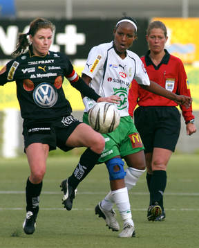 Hodan Siid Ahmed, Hammarby och Malin Moström, Umeå