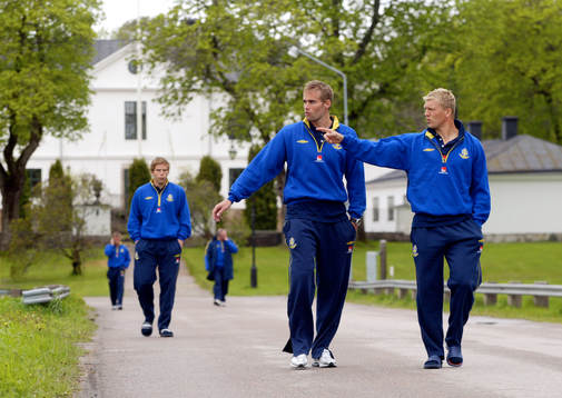 Olof Mellberg, Marcus Allbäck och Anders Svensson