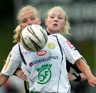 Elin Ekblom, Hammarby och Anna Paulsson, Umeå