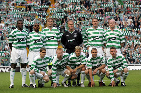 (Henrik Larssons sista match för Celtic)
