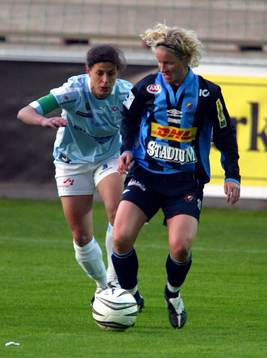 Victoria Svensson, Djurgården och Denise Reddy, Malmö