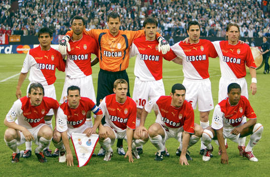 Fotboll, Champions League, AS Monaco, lagbild