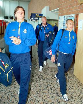 Zlatan Ibrahimovic, Magnus Hedman och Henrik Larsson,