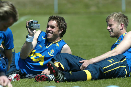 Johan Elmander och Mikael Antonsson