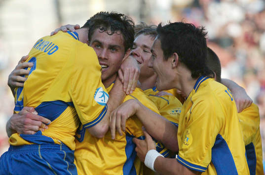 Johan Elmander, Sverige (Jubel)