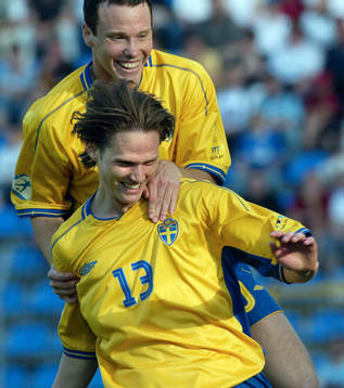 Jon Jönsson och Alexander Farnerud, Sverige (Jubel)