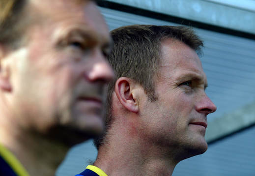 Stig Fredriksson och Torbjörn Nilsson, förbundskapten