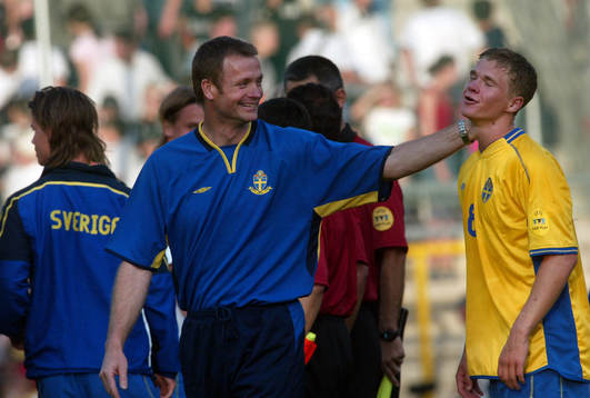 Torbjörn Nilsson, Förbundskapten och Samuel Holmén,